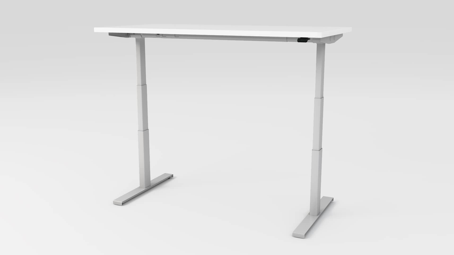 OPLITE Tilt Gaming Desk (Blanc) + Supreme Monitor Stand Plus